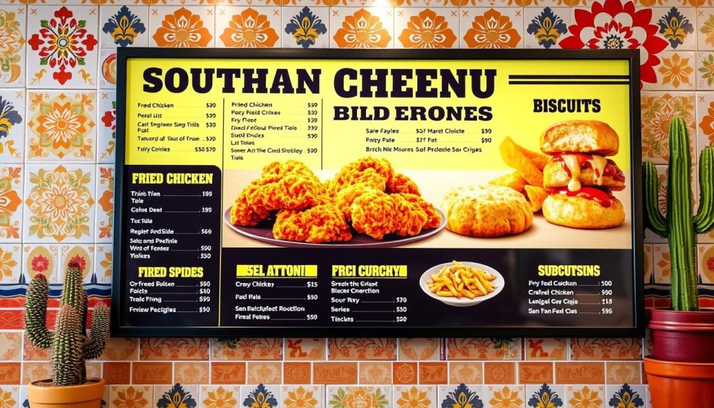 Bojangles San Antonio Menu