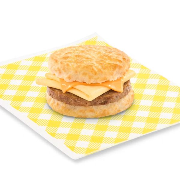 sausage egg and cheese biscuit