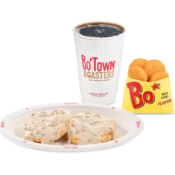southern gravy biscuit combo